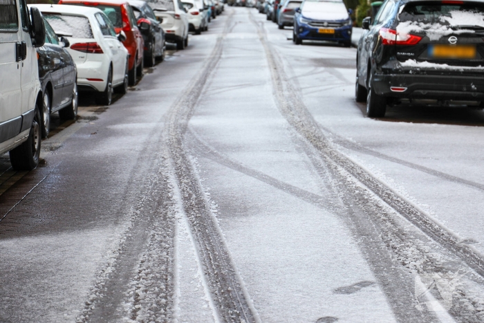 Sneeuwval levert fraaie plaatjes op