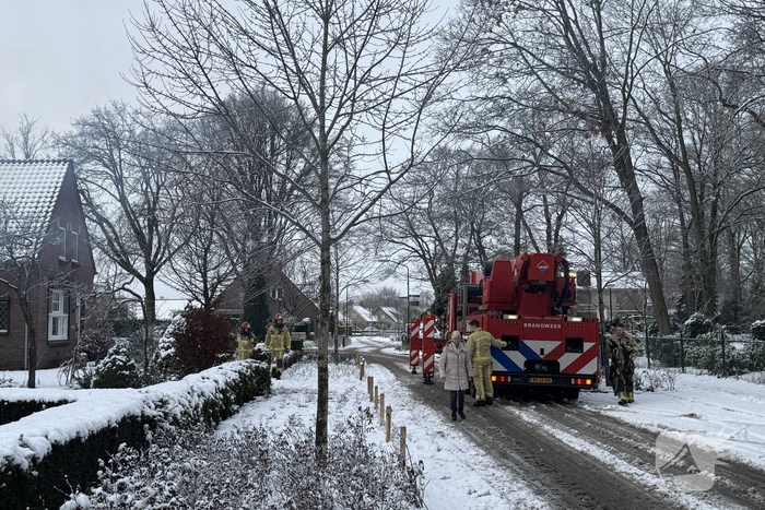 Brand in schoorsteen leidt tot ingrijpen brandweer
