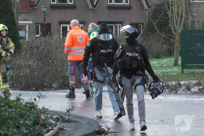 Hulpdiensten stand-by wegens persoon met onbegrepen gedrag