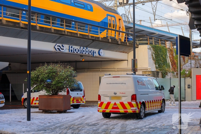 Aanrijding tussen persoon en trein veroorzaakt verkeersstremming