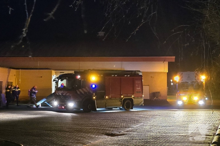 Sportcomplex ontruimd en gesloten na brandmelding