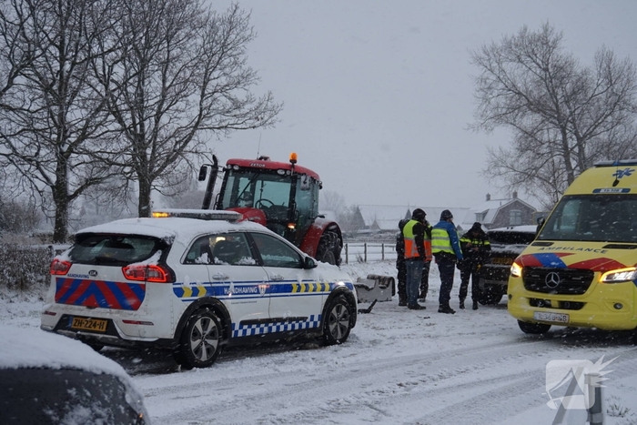 Traumahelikopter ingezet na ongeval