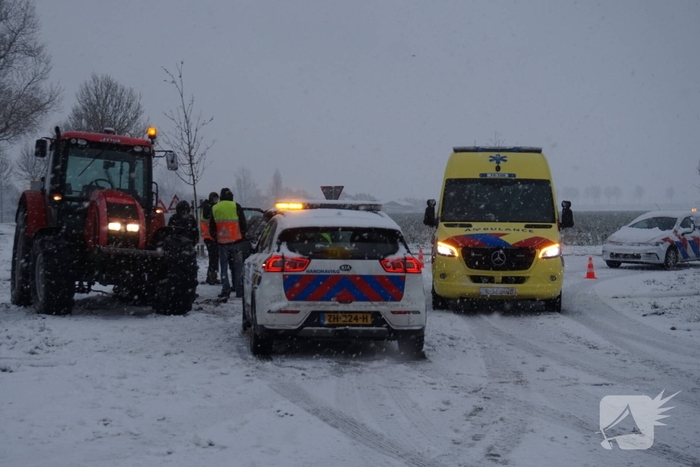 Traumahelikopter ingezet na ongeval