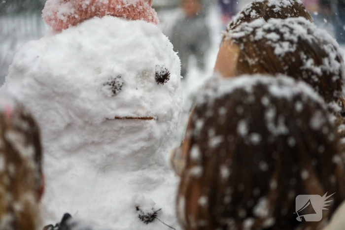 Sneeuwpret na kerstvakantie met code oranje