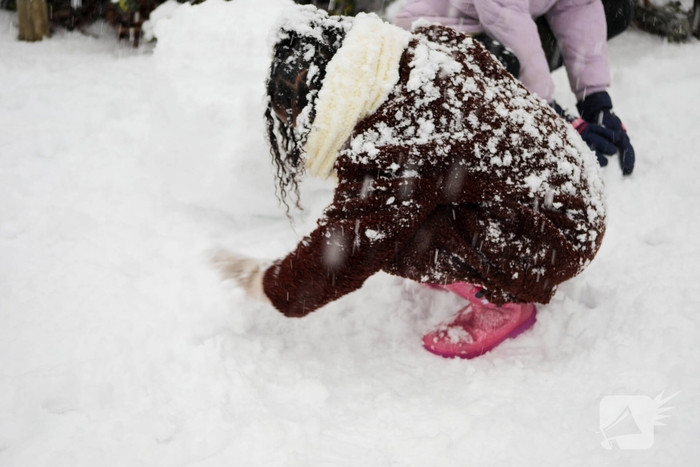 Sneeuwpret na kerstvakantie met code oranje