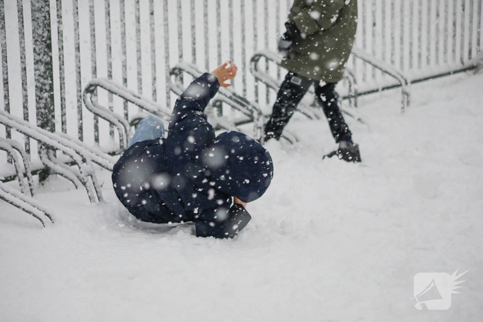 Sneeuwpret na kerstvakantie met code oranje