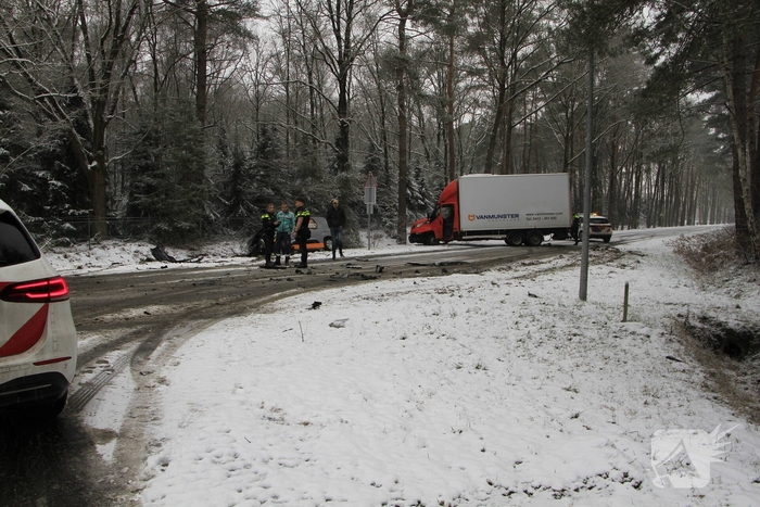 Ongeval met gewonden door botsing tussen voertuigen