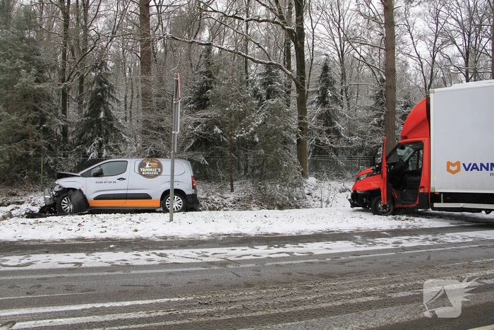 Ongeval met gewonden door botsing tussen voertuigen