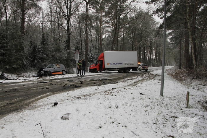Ongeval met gewonden door botsing tussen voertuigen