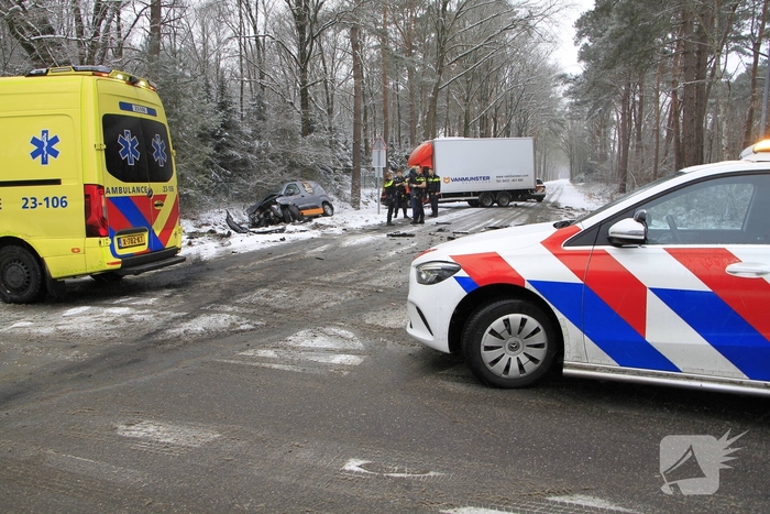 Ongeval met gewonden door botsing tussen voertuigen
