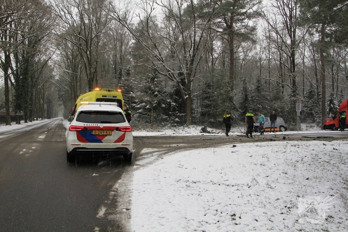 Ongeval met gewonden door botsing tussen voertuigen