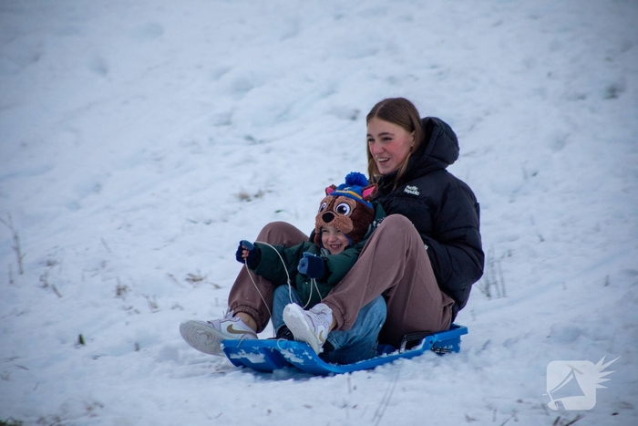 Sneeuwpret voor dier en mens