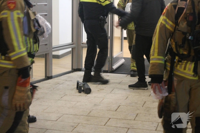 Vijfde etage ontruimd door brandlucht