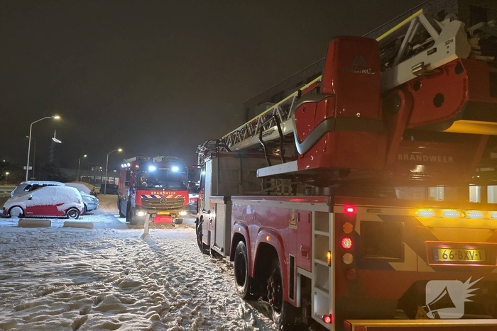 Vijfde etage ontruimd door brandlucht