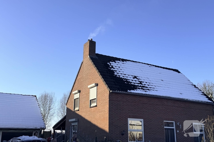 Brand in woning leidt tot hulpverlening