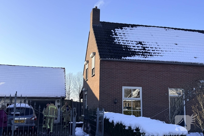 Brand in woning leidt tot hulpverlening