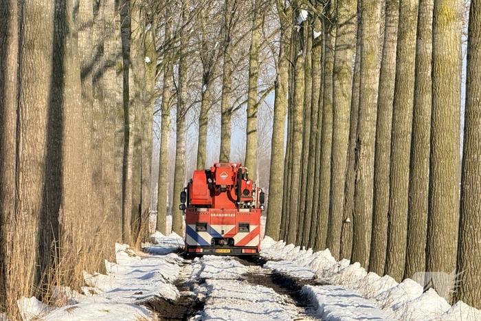 Brand in woning leidt tot hulpverlening