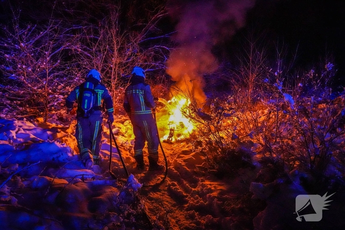 Scooter gaat in vlammen op