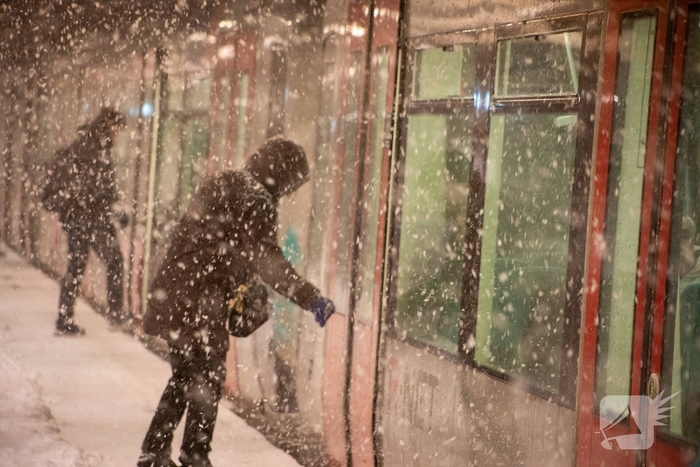 Code oranje vanwege forse sneeuwzone in ochtendspits
