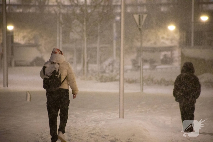 Code oranje vanwege forse sneeuwzone in ochtendspits