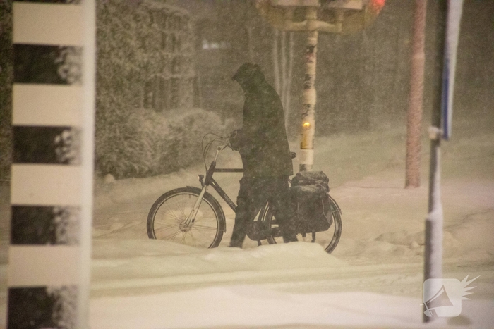 Code oranje vanwege forse sneeuwzone in ochtendspits