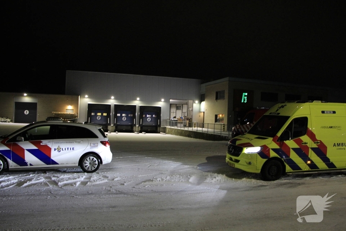 Vrachtwagen betrokken bij ongeval in pand