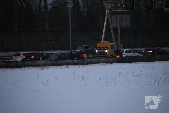Botsing tussen voertuigen leidt tot verkeershinder