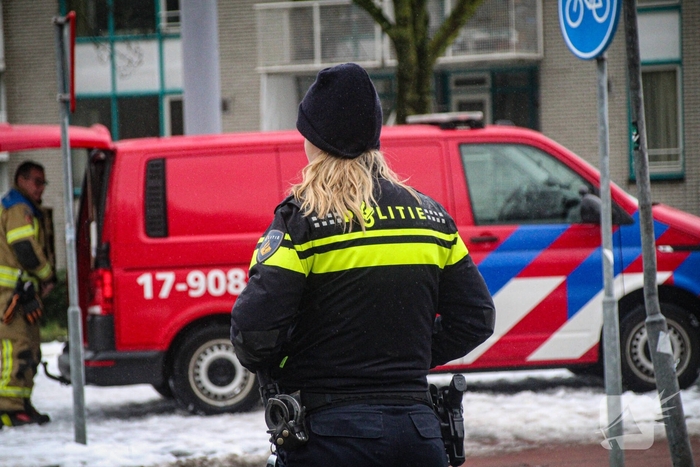 Zeer grote brand in zorgflat