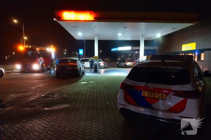 Rookontwikkeling bij tankstation