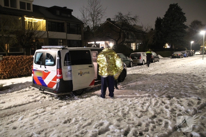 Auto belandt in sloot na gladheid