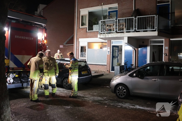 Woningbrand leidt tot gewonde bewoner