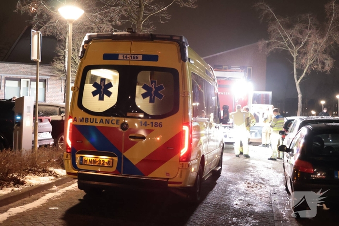 Woningbrand leidt tot gewonde bewoner