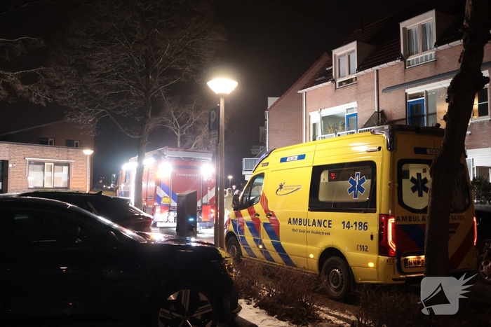 Woningbrand leidt tot gewonde bewoner