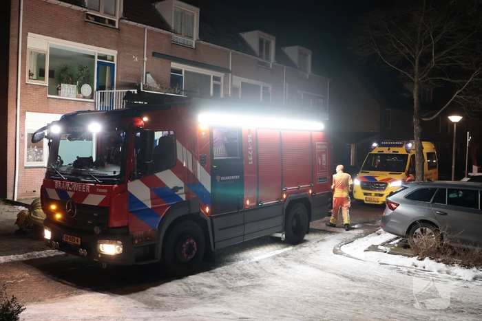 Woningbrand leidt tot gewonde bewoner