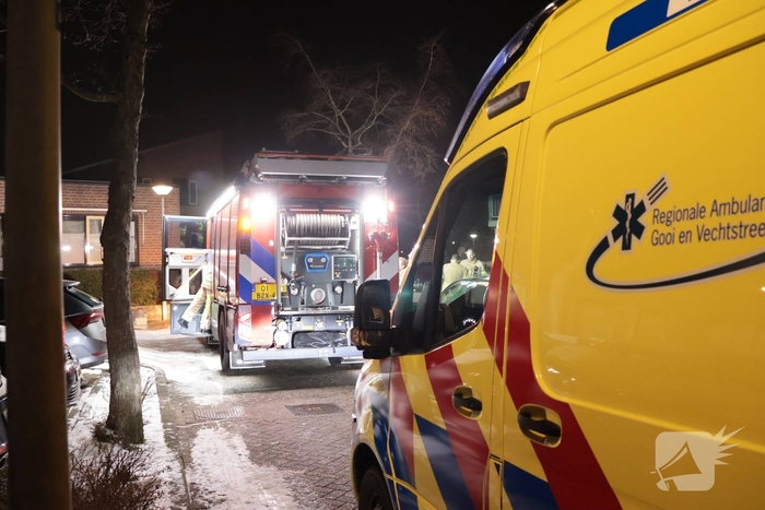 Woningbrand leidt tot gewonde bewoner