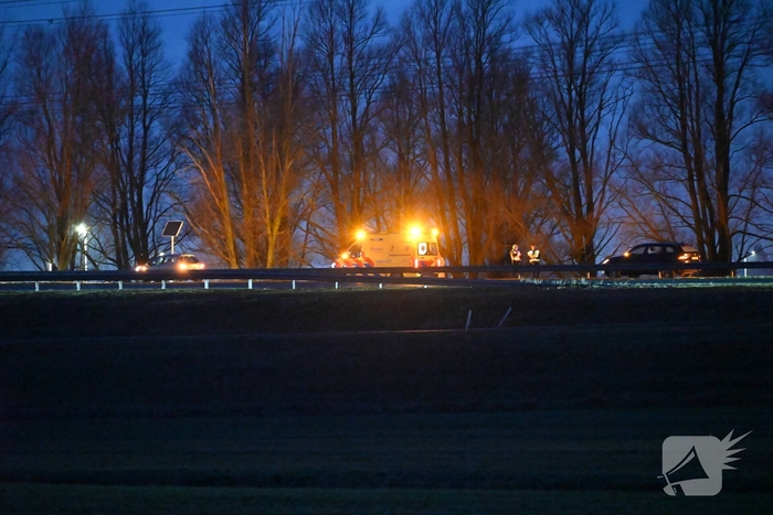 Verkeersongeluk leidt tot wegafsluiting