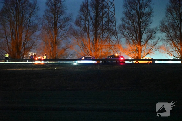 Verkeersongeluk leidt tot wegafsluiting