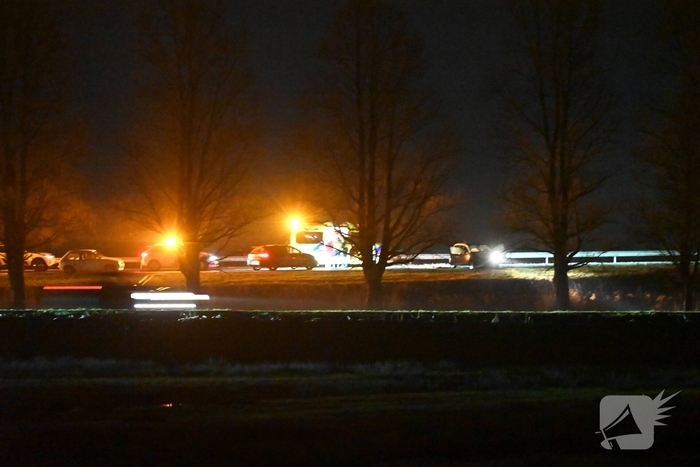 Verkeersongeluk leidt tot wegafsluiting