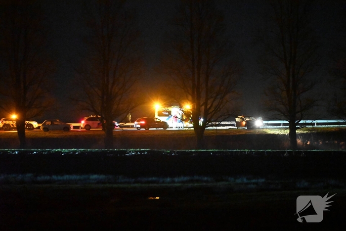 Verkeersongeluk leidt tot wegafsluiting