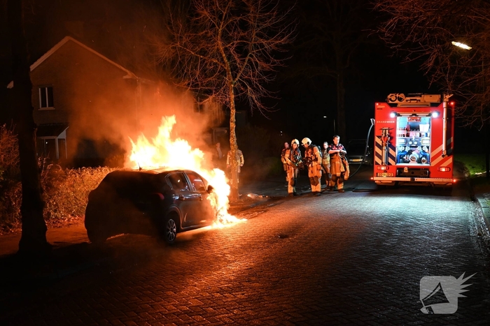 Auto in nachtelijke uren verwoest