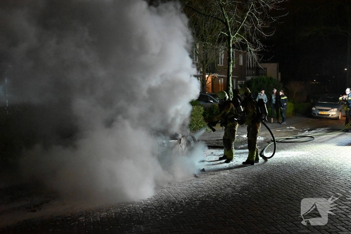 Auto in nachtelijke uren verwoest
