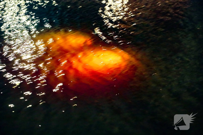 Voertuig te water na ongeval