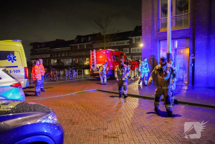 Voertuig te water na ongeval