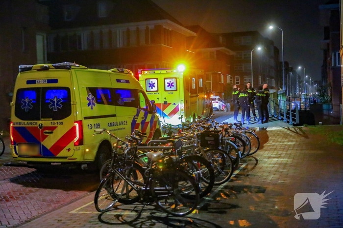 Voertuig te water na ongeval