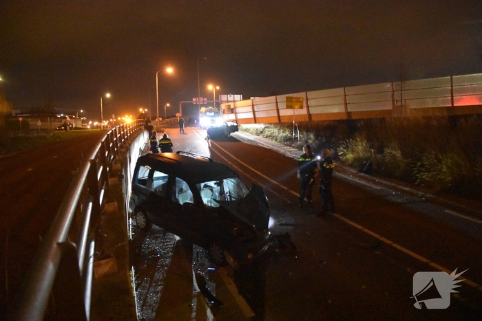 Ongeval veroorzaakt zware schade