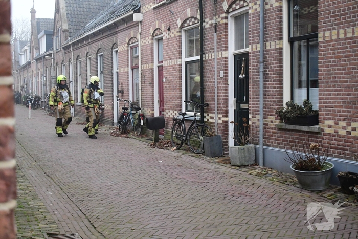 Brandweer ventileert woning vanwege teveel koolmonoxide