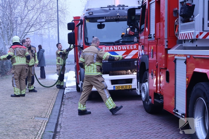 Woningbrand in Leeuwarden snel onder controle