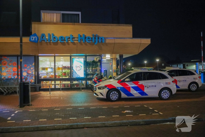 Overval op supermarkt leidt tot politieactie
