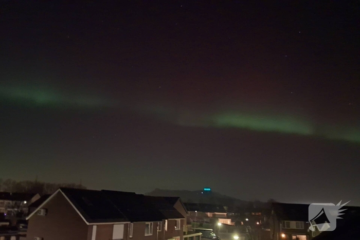 Noorderlicht zichtbaar door solar storm
