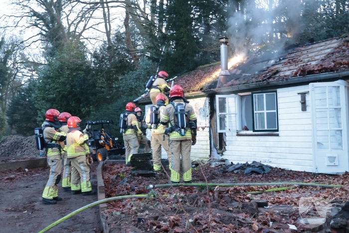 Brand in schuurtje snel onder controle